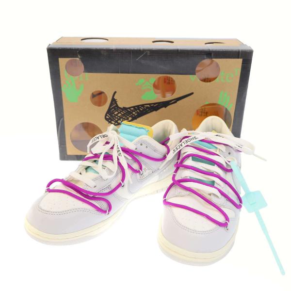 NIKE×OFF WHITE ナイキ×オフホワイト DUNK LOW 1 OF 50 &quot;21&quot; ロー...