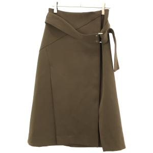 HYKE ハイク 23SS ULTRASUEDE SKIRT ウルトラスウェードスリット