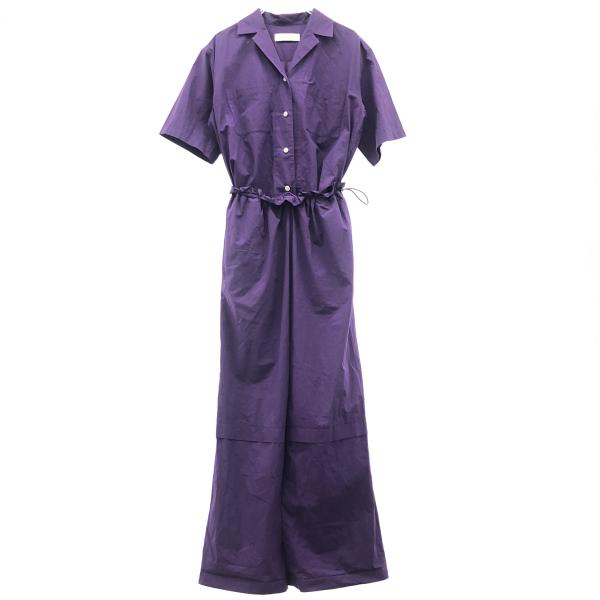 SAYAKA DAVIS サヤカ デイヴィス コットンオープンカラージャンプスーツ  パープル IT...