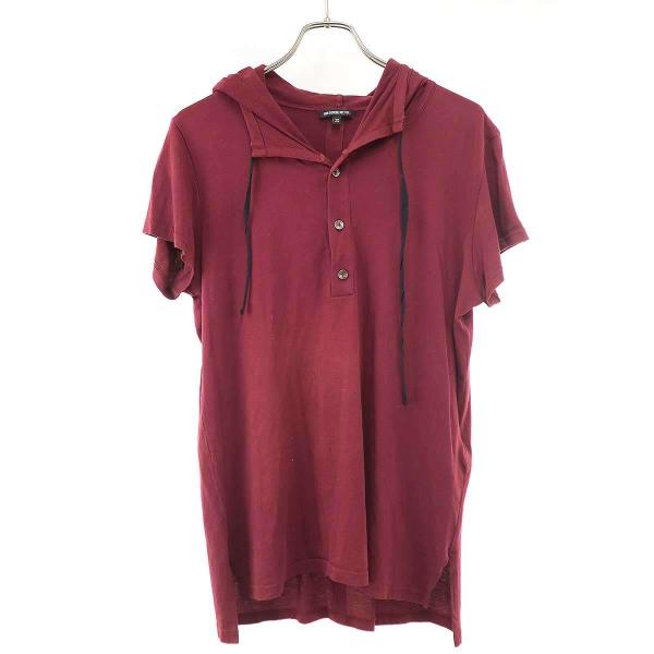 ANN DEMEULEMEESTER アンドゥムルメステール ショートスリーブ フーデッドシャツ  ...