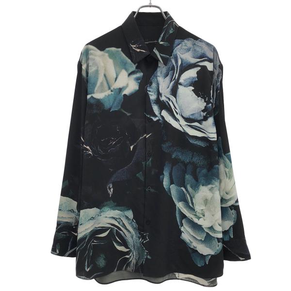 LAD MUSICIAN ラッドミュージシャン 21SS BIG ROSE SHIRT ビッグローズ...