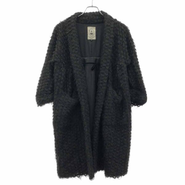 leur logette ルール ロジェット モヘア コート 01063 ブラック系 1 ITNAN...