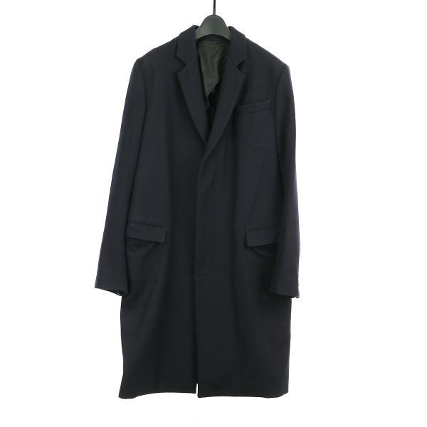 MAISON FLANEUR メゾン フラネウール ウールチェスターコート ブラック 50 メンズ ...