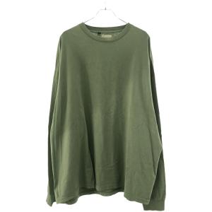 GALLERY DEPT. ギャラリーデプト DEPT DE LA FRENCH COLLECTOR L/S TEE バックロゴプリントロングスリーブカットソー カーキ XXL  ITOYJZINNXYI