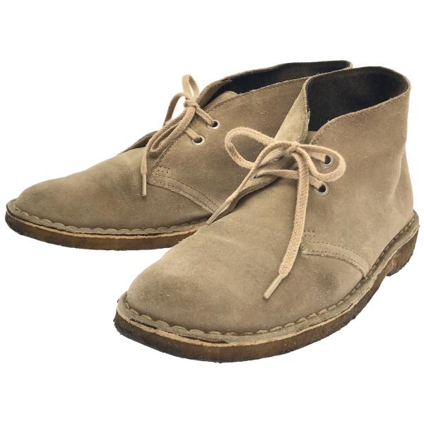 Clarks クラークス スエードチャッカブーツ ベージュ 5 1/2  ITP043MV7F2E