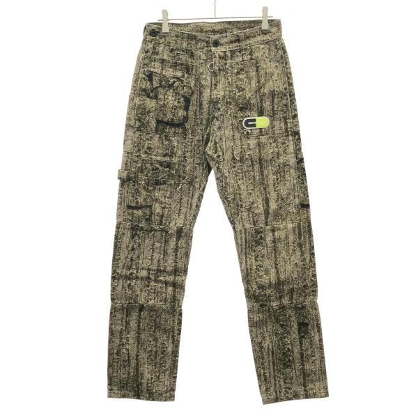 OFF-WHITE オフホワイト リアルツリーカモスリムカーゴパンツ OMCF005S19D0501...