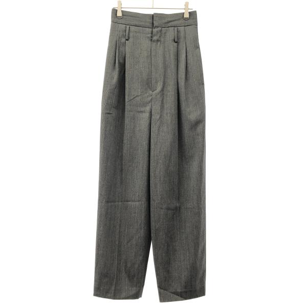 CINOH チノ 24SS SUMMER WOOL HIGH WAIST PANTS サマーウールハ...