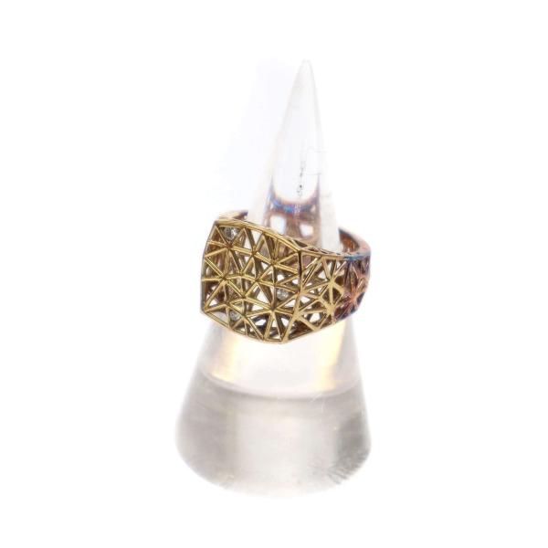 TOM WOOD トムウッド Mesh Ring メッシュシグネットリング  ゴールド 54 ITP...