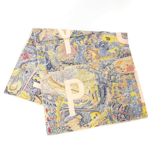 HERMES エルメス カレ90 ELEFTHERIA エレフセリア スカーフ  ミックスカラー  ...