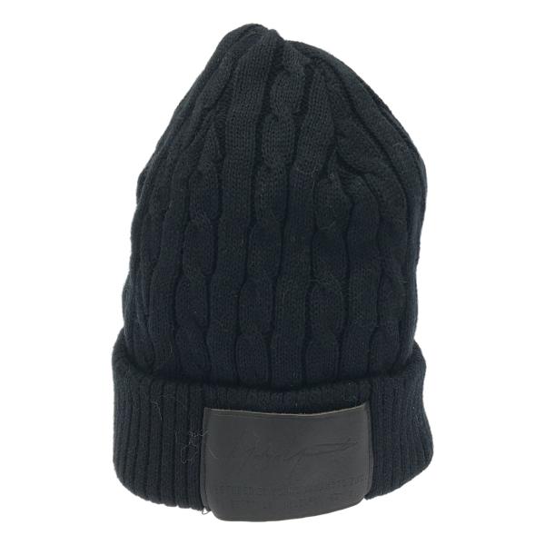 Yohji Yamamoto POUR HOMME ヨウジヤマモト プールオム レザーパットニットビ...