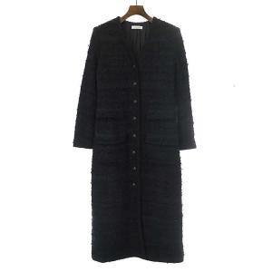 ROKH   ロク　コート　チェック　カットアウト　34 rokh Rokh ロク 22AW CROSS BELT COAT チェッククロスベルト
