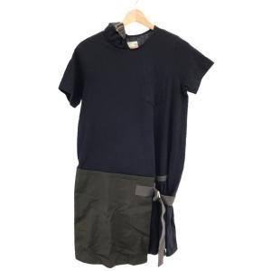 HERMES エルメス カシミヤリブニットワンピース ピンク 38 