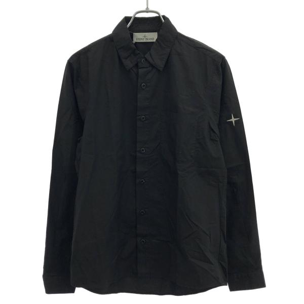 STONE ISLAND ストーンアイランド アームロゴロングスリーブシャツ 741512510 ブ...