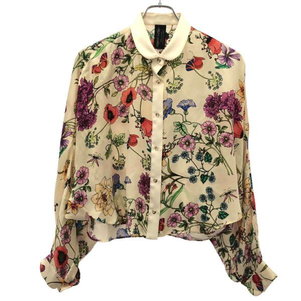 SUPPORT SURFACE サポートサーフェス フラワープリントクロップドドルマンシャツ  アイ...