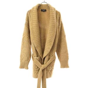 CHANEL シャネル ショールカラーカシミヤガウンカーディガン P74524K10901 キャメル 36 ITS25N2AZZVG