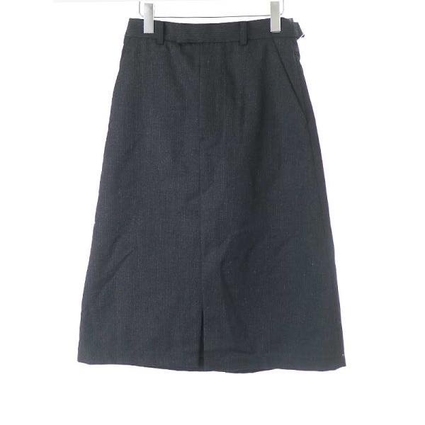 INSCRIRE アンスクリア 22AW Chalk Strie Layerd Skirt チョーク...