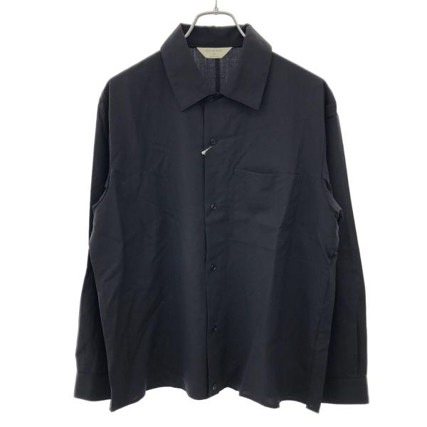 STILL BY HAND スティルバイハンド ウォッシャブルウールオープンカラーシャツ SH049...