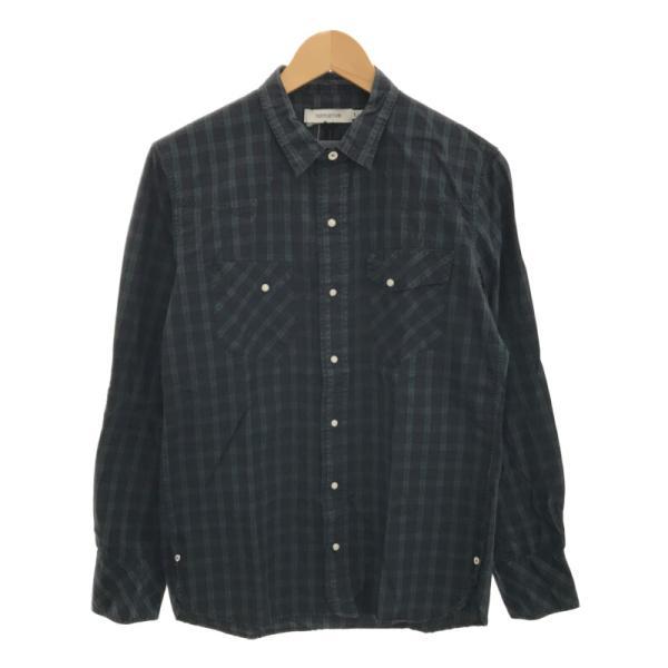 nonnative ノンネイティブ 13AW ランチャーコットンチェックシャツ グリーン 1 メンズ...