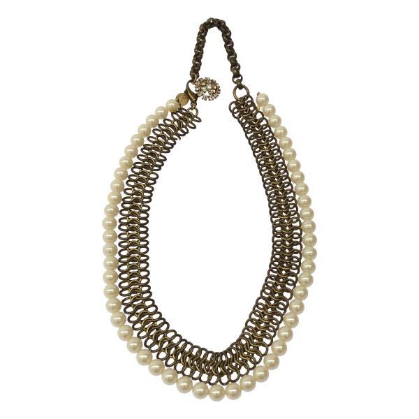 Soierie ソワリー パールチェーンネックレス    ITSFIL6EG76S