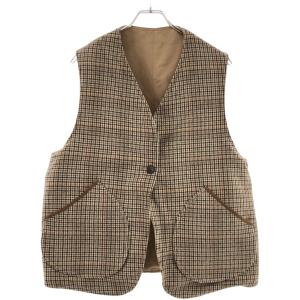 OLD JOE オールドジョー 23AW CASHMERE MELTON GAME-KEEPER VEST リバーシブルゲームキーパーベスト ベージュ 38 OLD JOE2320J-VT03 ITSXY6TD0PME｜modescape