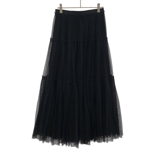 STUMBLY スタンブリー hueLe Museum Pleated Tulle チュールスカート...
