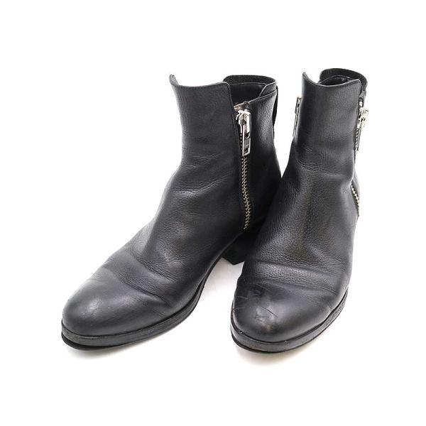3.1 Phillip Lim スリーワンフィリップリム alexa サイドジップレザーブーツ ブラ...