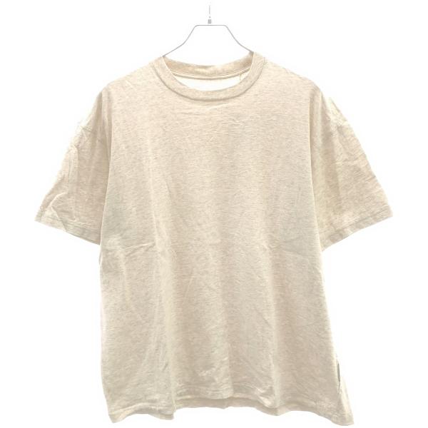 Alwayth オルウェイス クルーネックTシャツ  ベージュ L ITU1AEHJ1744