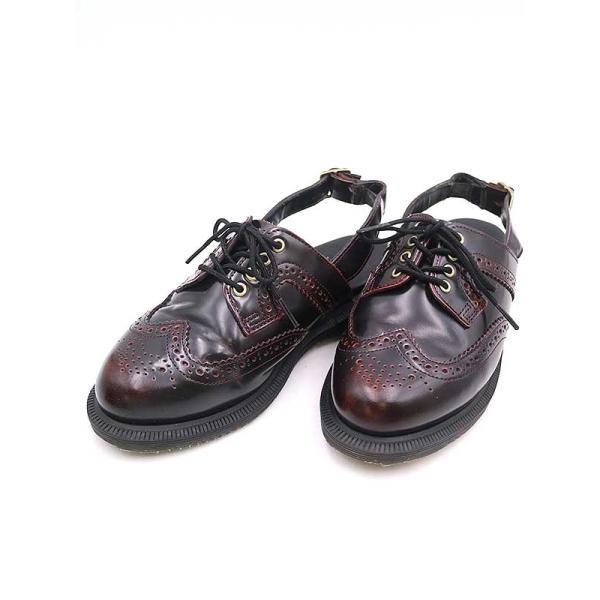 Dr.Martens ドクターマーチン GEORGIANA 4ホールレザーバックストラップブローグシ...