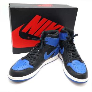 NIKE ナイキ AIR JORDAN 1 RETRO HIGH OG ROYAL スニーカー ブラ...