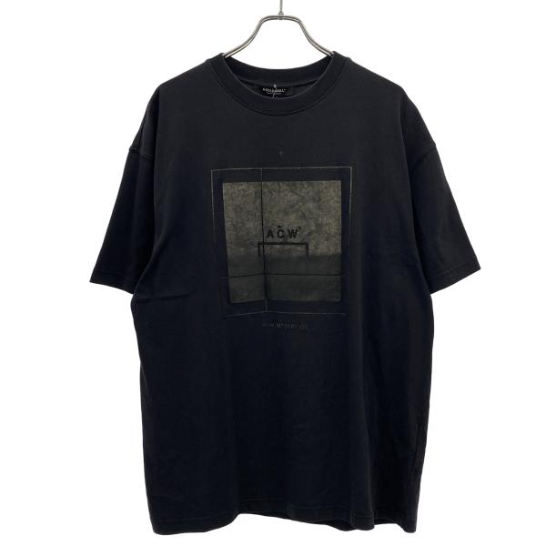 A-COLD-WALL ア コールドウォール メタリックロゴTシャツ  ブラック M ITUQMEP...
