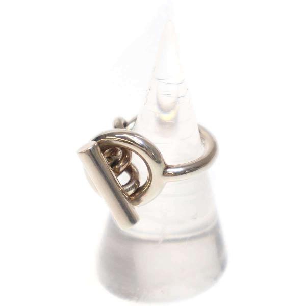 HERMES エルメス クロワゼット GM リング  シルバー 51 ITUSZ6PI2SD4