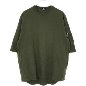 UNDER COVER アンダーカバー 21AW BIG T-SHIRT アーミービッグTシャツ カーキ 2 UC2A4803-1 ITVCSOYCFHFS｜modescape