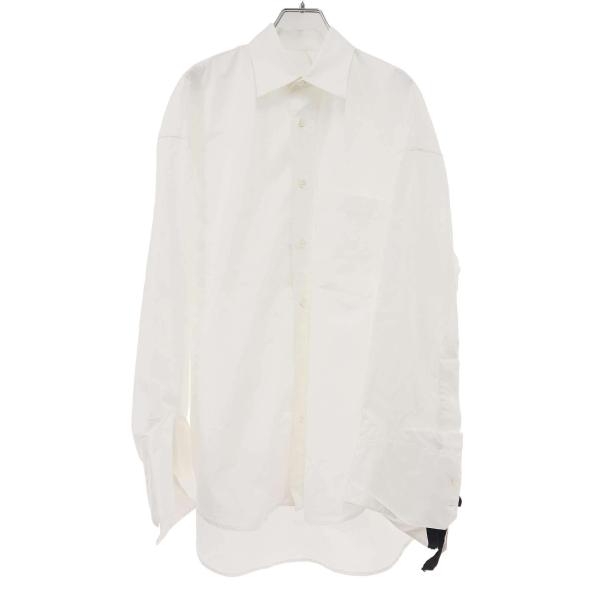 Marina Yee マリナ イー M.Y. SHIRT1 オーバーサイズマキシシャツ  ホワイト ...