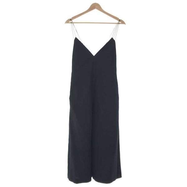 LE CIEL BLEU ルシェルブルー クロスオールインワン ネイビー 38 レディース ITVW...