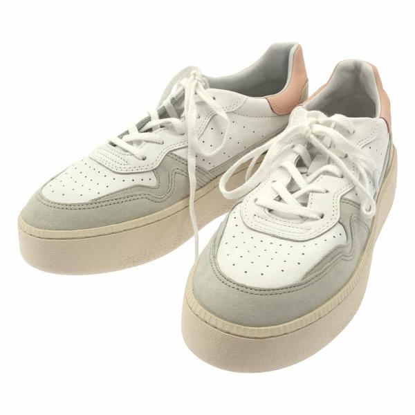 D.A.T.E. デイト STEP CALF ローカットスニーカー W381-ST-CA-WP ホワ...