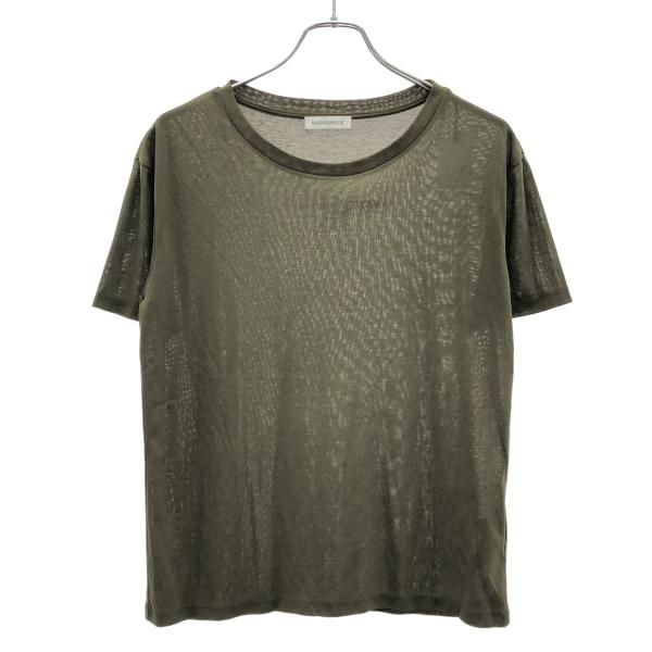 MADISON BLUE マディソンブルー 24SS シースルークルーネックTシャツ MB241-7...