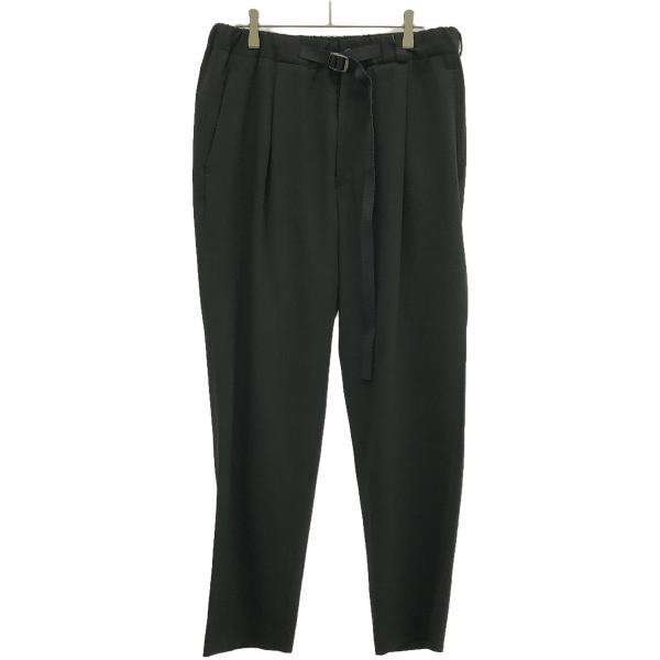 Ujoh ウジョー ベルテッドイージースラックスパンツ  ブラック ITWI1Z0ZEN2G ITW...