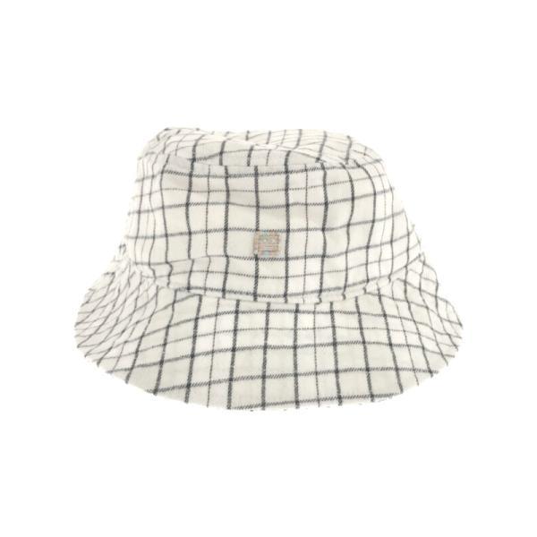Acne Studios アクネストゥディオズ 22AW コットンフランネルバケットハット ホワイト...