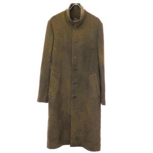 BIEK VERSTAPPEN ビークファースタッペン 23AW Donegal Wool High Neck Coat ウールハイネックコート CO8D-U Mud M ITX7IKLW1FWM｜modescape