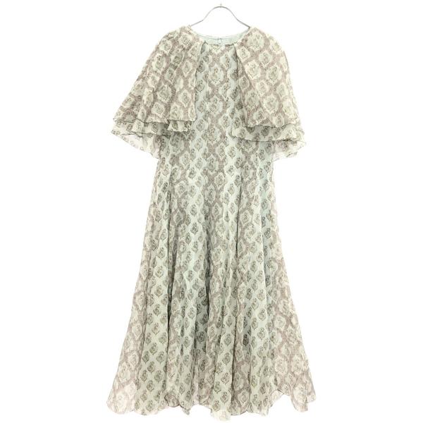 Pheeta フィータ Mabel ブロックプリントドレスワンピース  サックスブルー系 1 ITX...