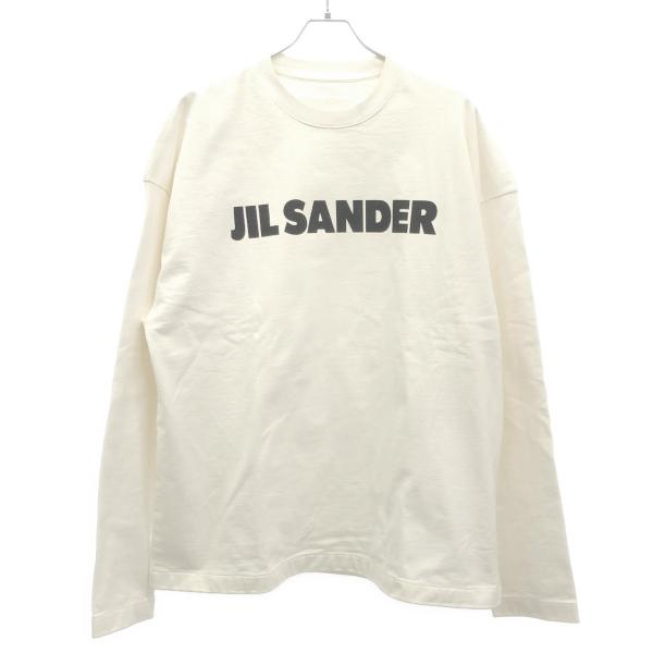 JIL SANDER ジルサンダー 23AW ロゴプリントロングスリーブTシャツ J22GC0136...