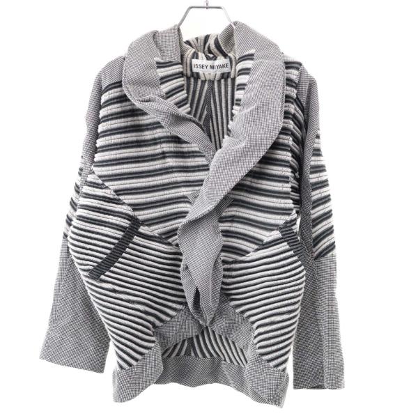 ISSEY MIYAKE イッセイミヤケ 19AW 3Dストレッチデザインジャケット IM94FD5...