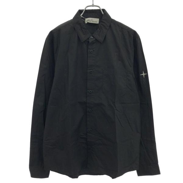 STONE ISLAND ストーンアイランド アームロゴロングスリーブシャツ 741512510 ブ...