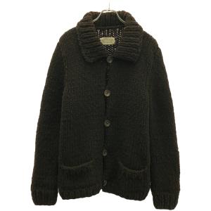 Maison Martin Margiela 11 メゾン マルタン マルジェラ 11 2004AW ケーブルニットカーディガン  ブラウン S ITYADUS9F15C｜modescape