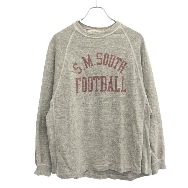 REMI RELIEF レミレリーフ 24AW 天竺ラグランロングスリーブTシャツ  グレー M I...