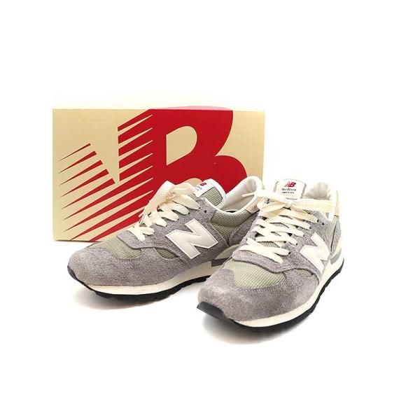 NEW BALANCE ニューバランス ローカットスニーカー グレー 27.5cm M990TA1 ...