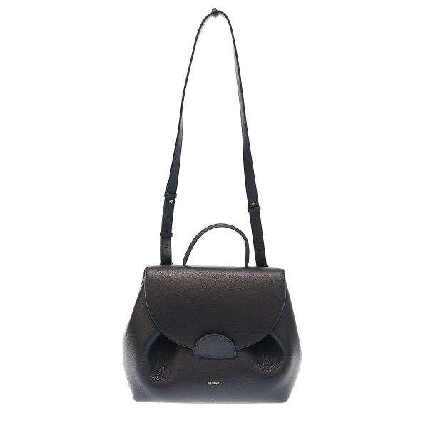 POLENE ポレーヌ Numero Un レザーショルダーバッグ  ブラック  ITYT52XTS...