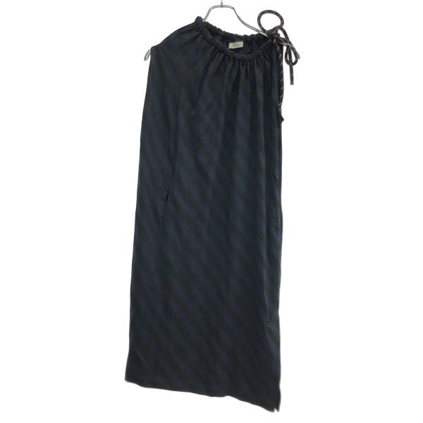 DRIES VAN NOTEN ドリスヴァンノッテン 19SS ネックギャザーロープワンピース  ネ...