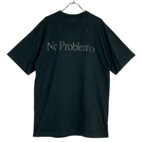 Aries アリーズ No Problemo SS Tee プリントTシャツ COAR60002 ブ...