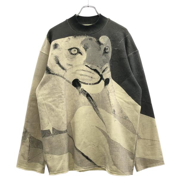 KENZO ケンゾー アニマルプリント スウェットトレーナー FA65MSW104D0 アイボリー×...